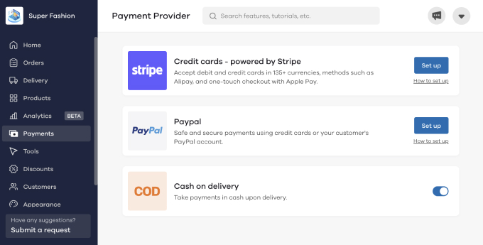 10 Best Ecommerce Platforms to Simplify Your Ecommerce Store Choice 5 payment options available at Dukaan